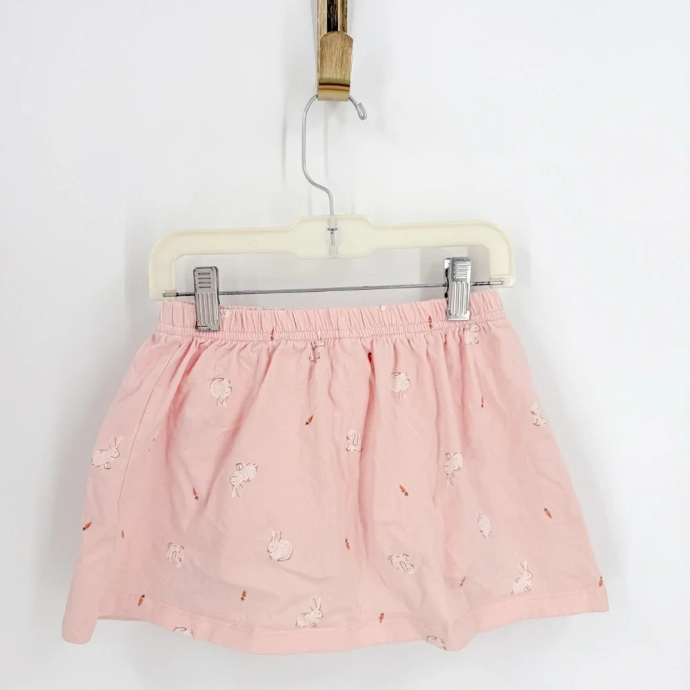 Carter's Pink Sleeveless top/skort Matching Set with Bunny Design - Picture 3 of 5